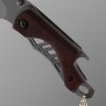 Нож складной с деревянной ручкой