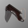 Нож складной с деревянной ручкой