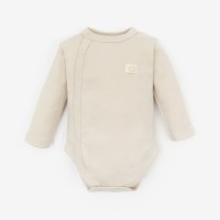 Боди с длинным рукавом Крошка Я, BASIC LINE, рост 80-86 см, цвет молочный