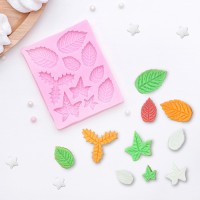 Молд «Листики», 9×7,2 см