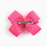 Бант для волос на заколке школьный, 11 см, Кошечка Мари