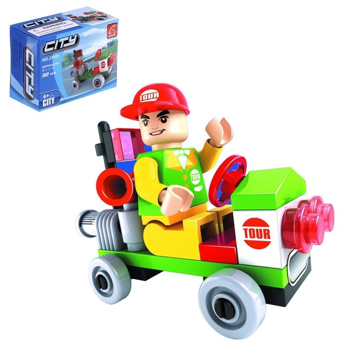 Конструктор «Машинка», 32 детали