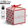 Коробка подарочная складная, упаковка, «Любовь», 12 х 12 х 12 см
