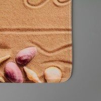 Набор ковриков для ванной и туалета Доляна «Пляж», 2 шт: 40×45, 45×75 см