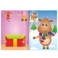 Аппликации наклейками «Котёнок»