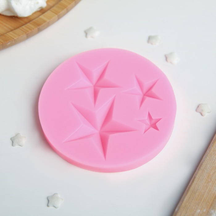 Молд «Звезда», 8×8 см, цвет МИКС Молд «Звезда», 8×8 см, цвет МИКС