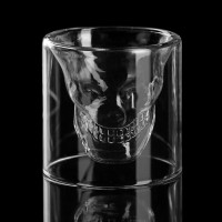 Стопка с двойными стенками Magistro «Череп», 100 мл