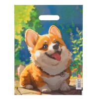 Пакет подарочный «Улыбка счастья», полиэтиленовый с вырубной ручкой,30×40 см 50 мкм