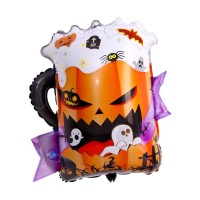 Шар фольгированный 24" «Кружка. Хеллоуин»