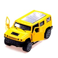 Машинка металлическая «Крузер», 1:48, инерция, открываются двери, цвет жёлтый