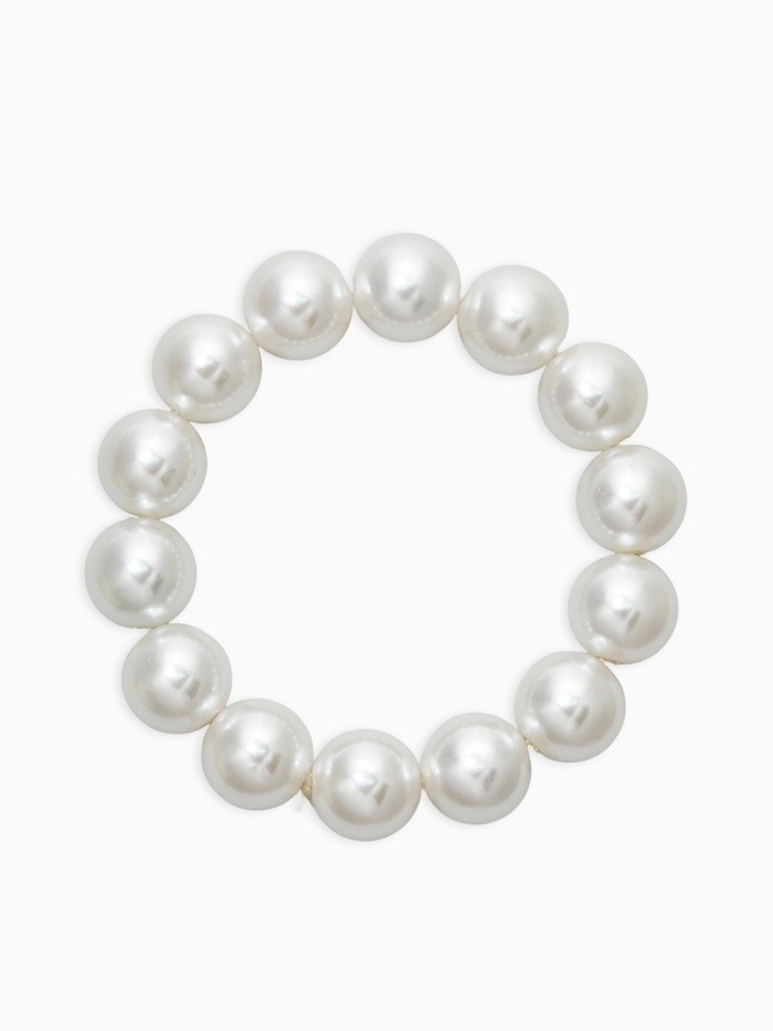 Браслет «Бусины жемчуга», набор 3 шт. №10.12.14, белый