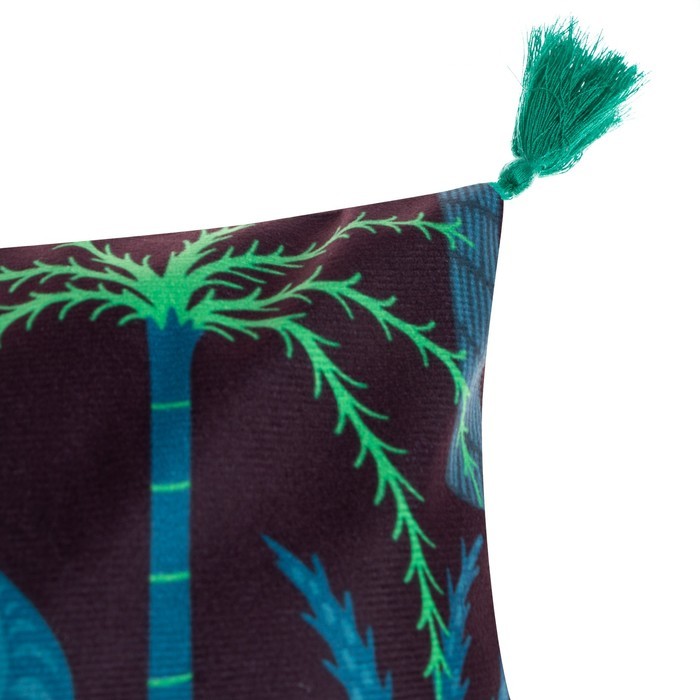 Наволочка декоративная с кисточками Этель «Леопарды», 43х43 см