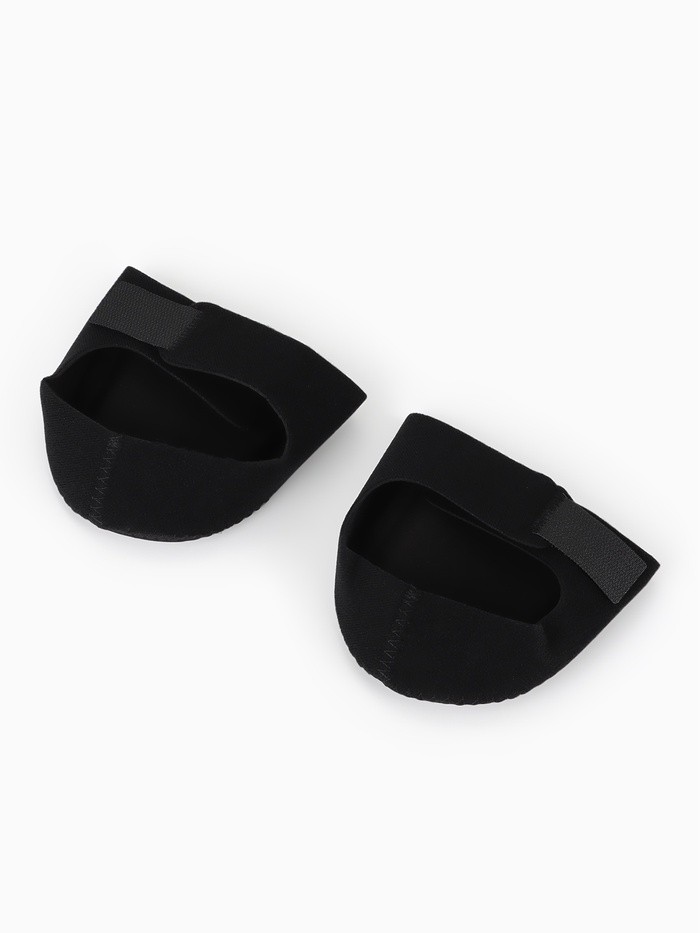 Подпяточники с силиконовой вставкой, универсальные, размер 36-46, чёрный