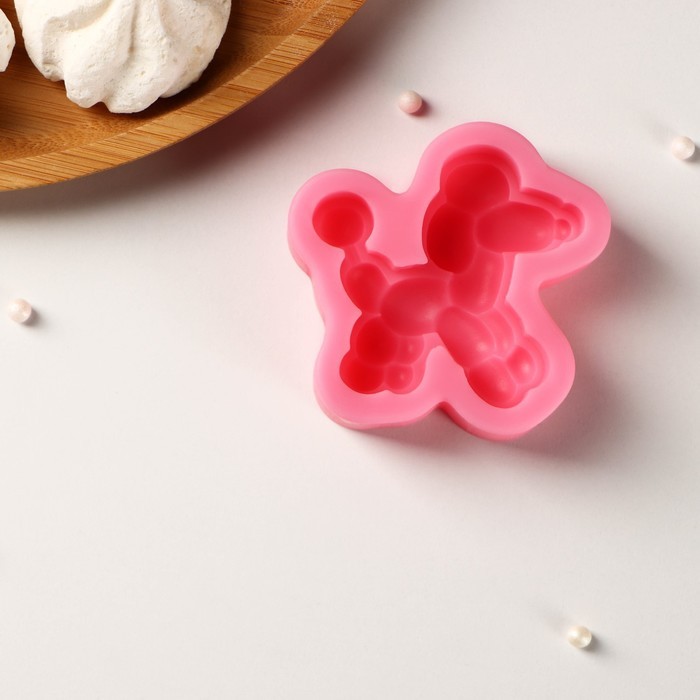 Молд «Надувной пудель», 7×6,8×2 см