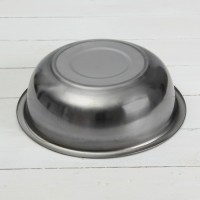 Миска «Мэйли», 3 л, 29×9 см, нержавеющая сталь, серебристая