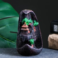 Подставка для благовоний "Деревенька в гора×" 11×7×12 см