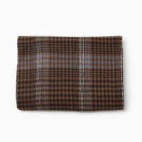 Шарф зимний с кистями MINAKU, размер 65×180 + 8 см, коричневый