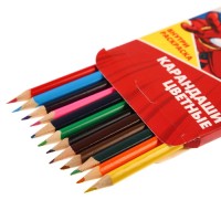 Карандаши цветные 12 цветов, "Мстители", Marvel