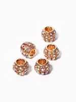 Разделители для бусин «Дорожка», цвет радужный в золоте