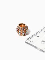 Разделители для бусин «Дорожка», цвет радужный в золоте