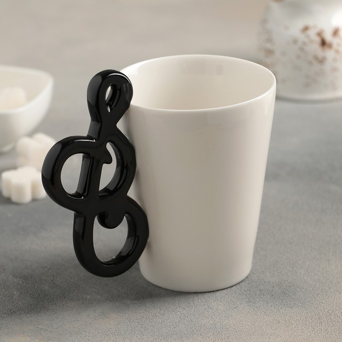 Кружка «Гитара», 350 мл, цвет коричневый