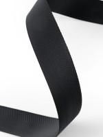 Лента репсовая, 25 мм, 23±1 м, чёрная №39