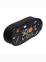 Пенал-футляр 95 х 205 х 45 мм, мягкий, текстильный, Calligrata, ПМК 27-20 резинка на клапане,"School"