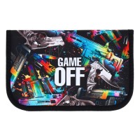 Пенал 1 секция, 130×210×40 мм, 2 откидные планки, тканевый, Calligrata TOP, Content Game