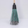 Метла полипропиленовая, наборная, с черенком, 3 фланца, цвет МИКС
