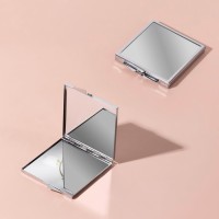 Зеркало складное, 6 × 6 см, цвет серебристый