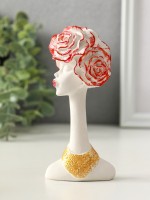 Фигурка гипс «Бюст: Дама», 13×5 см