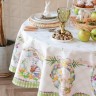 Скатерть Этель «Уютная пасха», d=215 см, саржа, хлопок, 190г/м2