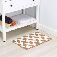 Коврик для ванной и туалета Доляна «Ралли», 40×60 см, коричневый