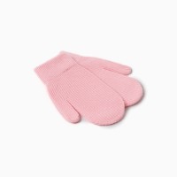 Варежки детские MINAKU, розовые, 18 см