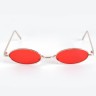Очки солнцезащитные OneSun, uv 400, дужка 15.5 см, ширина 14 см, 3×5.5 см, красные
