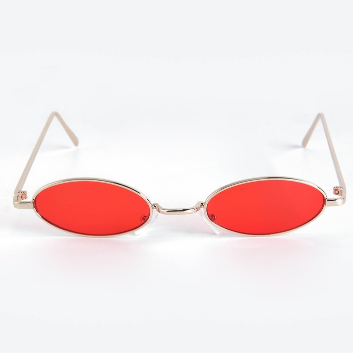 Очки солнцезащитные OneSun, uv 400, дужка 15.5 см, ширина 14 см, 3×5.5 см, красные