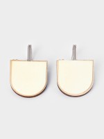 Набор самоклеящихся крючков LaDо́m Wooden animals, 2 шт., 7.7×2.2×4.6 см