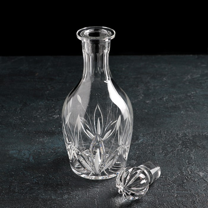Графин для вина «Камыши», 450 мл, хрусталь