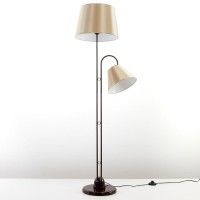 Торшер 3601/2 2х40Вт Е27, коричневый