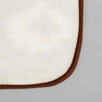 Коврики для ванной и туалета Доляна «Бежевая фантазия», 2 шт: 40×50 см, 50×80 см