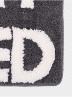 Коврик Доляна Get Naked, 50×80 см, микрофибра, темно-серый