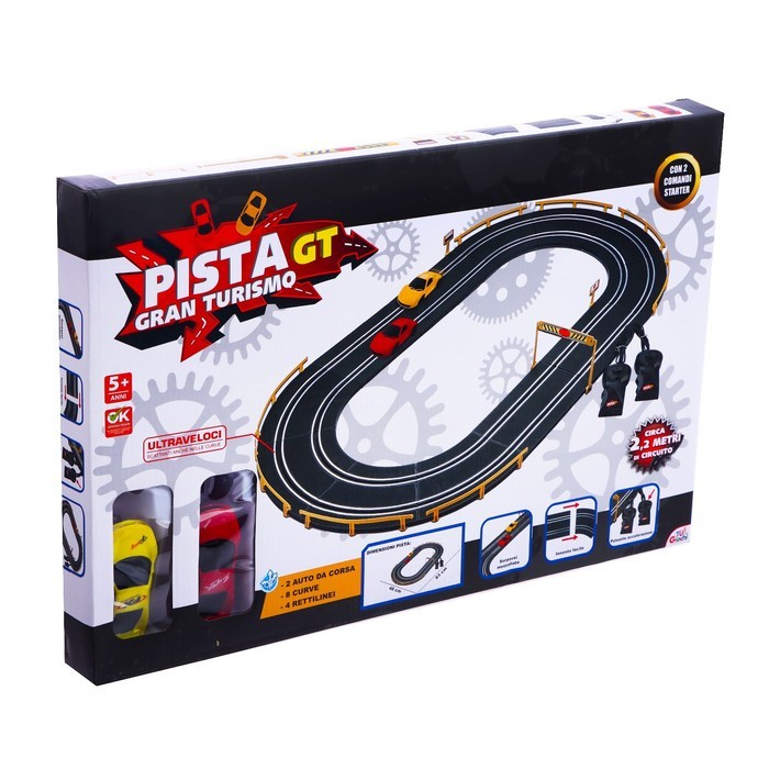 Автотрек «Крутой поворот», работает от батареек