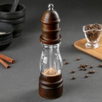 Мельница «Эстет», 22×5,5 см, керамический механизм, дуб