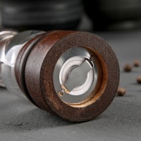 Мельница «Эстет», 22×5,5 см, керамический механизм, дуб