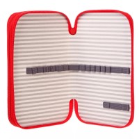 Пенал 2 секции, 12.5×20.5×4 см, ламинированный картон, «Мстители»