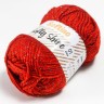Пряжа 70% акрил, 30% шёлк "Softy Shine" 50 гр 85 м цвет 10 сангрия