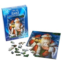 Деревянный пазл фигурный «Волшебство Нового года!»
