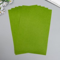 Фетр жесткий 1 мм "Оливковый" набор 10 листов формат А4