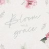 Коврик для ванной «Этель» Bloom with grace, 50×80 см, велюр