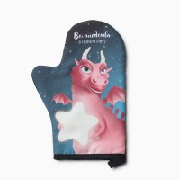 Варежка-прихватка Доляна "Звёздный час" 20х28 см, 35% хл, 65% пэ, ватин 250 г/м2